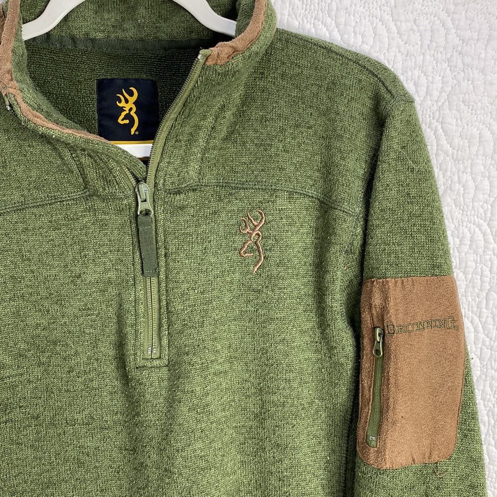 Browning 1/4 zip pullover warm sweater - Picture 2 of 4